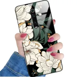 etui-glass-do-xiaomi-mi-9t-kwiaty-wiosenne-wzory