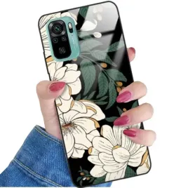 etui-glass-do-xiaomi-redmi-note-10-4g-kwiaty-wzory