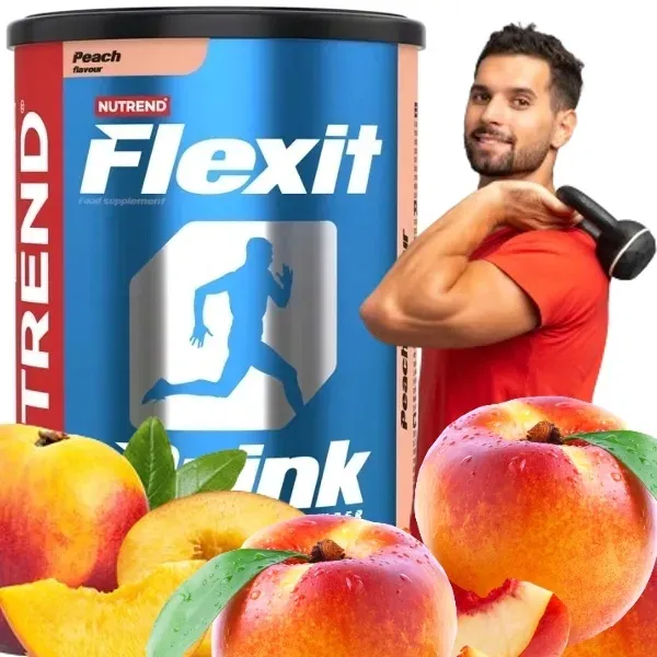 MOCNE STAWY KOLAGEN MSM witamin GLUKOZAMINA Nutrend Flexit Brzoskwinia 400g