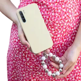 etui-matowe-ecru-srebrne-korale-do-oppo-reno-3