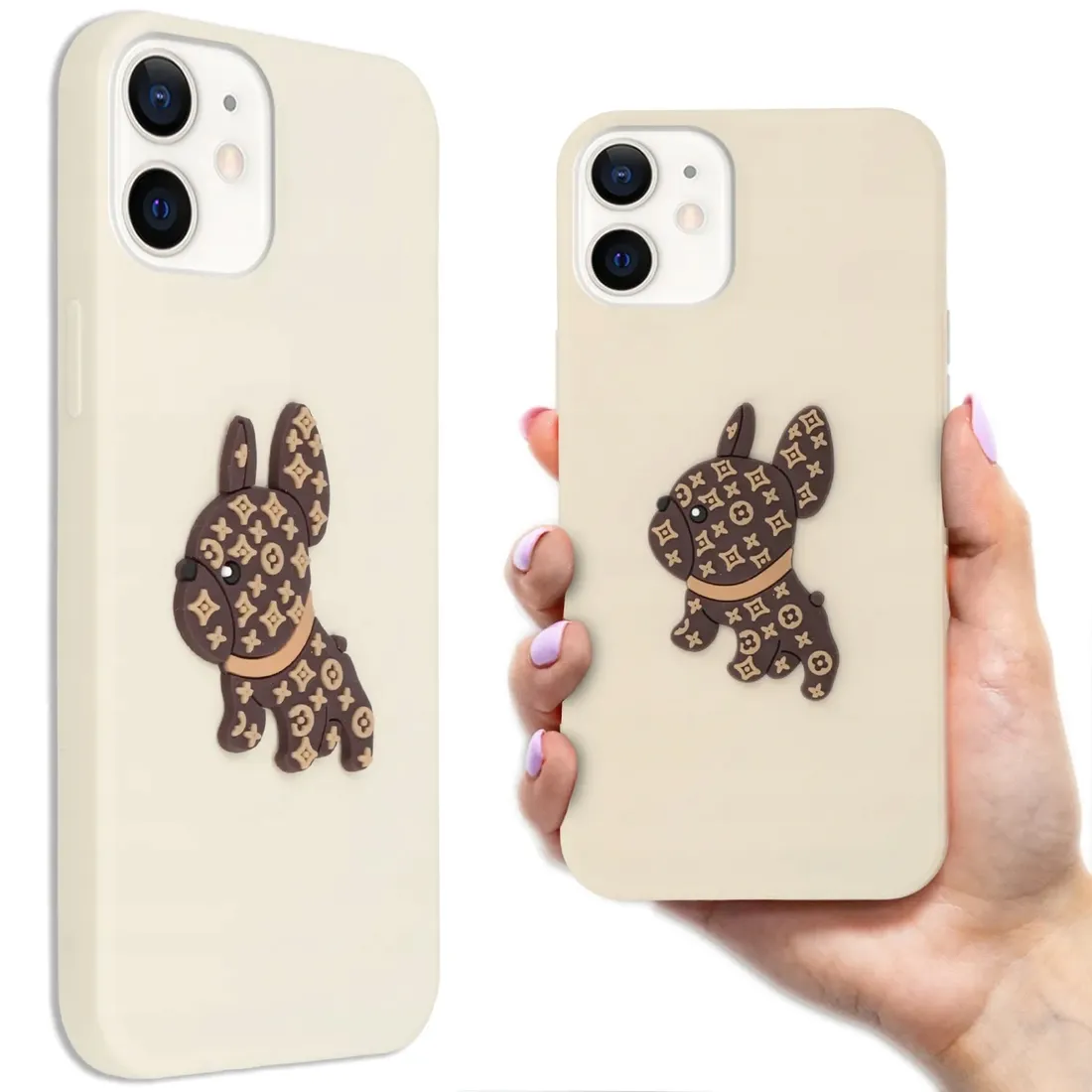 etui-matowe-ecru-do-iphone-12-mini-piesek-3d-mops