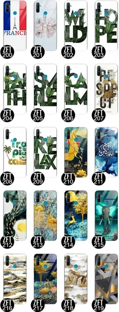 etui-glass-do-realme-c3-pattern-boho-topowe-wzory-kolor-wielokolorowy