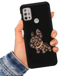 etui-matowe-czarne-piesek-dog-3d-do-motorola-g20