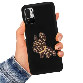 etui-matowe-piesek-3d-do-xiaomi-redmi-note-10-5g