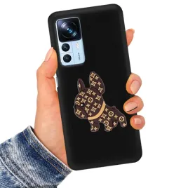 etui-matowe-czarne-piesek-dog-3d-do-xiaomi-12t