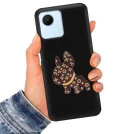 etui-matowe-czarne-piesek-dog-3d-do-realme-c30
