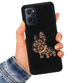 etui-matowe-czarne-piesek-dog-3d-do-realme-9i
