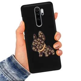 etui-matowe-piesek-3d-do-xiaomi-redmi-note-8-pro