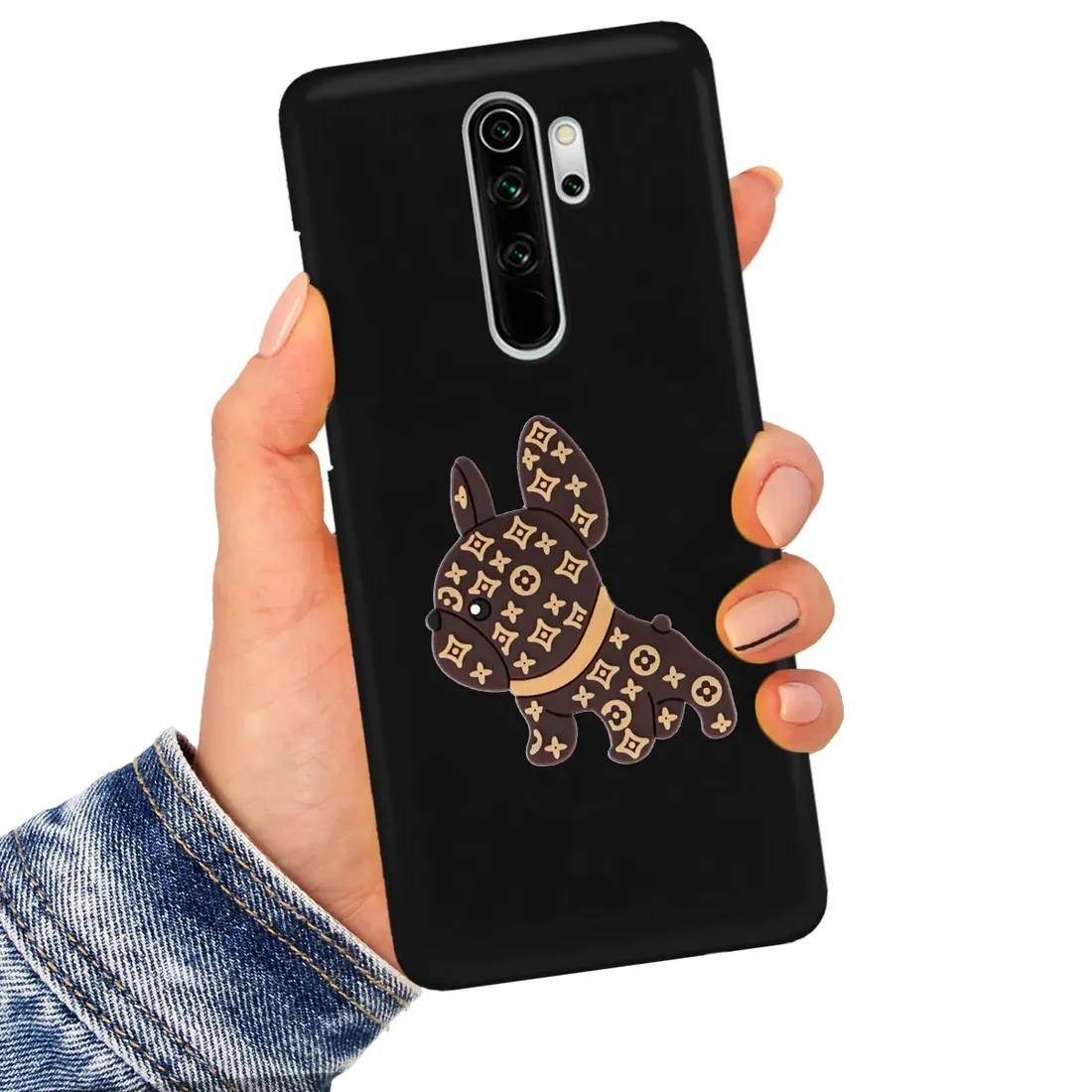 etui-matowe-piesek-3d-do-xiaomi-redmi-note-8-pro