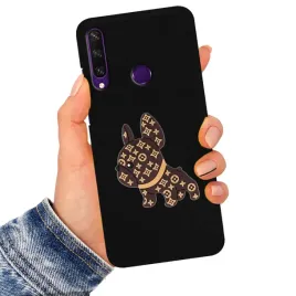etui-matowe-czarne-piesek-dog-3d-do-huawei-y6p