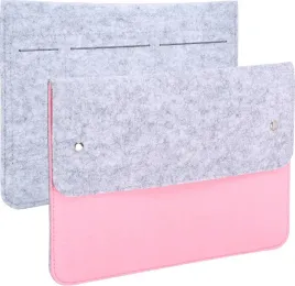 Zdjęcie produktu Solmo Aktówka Na Laptopa 13,3" Kompatybilna Mac Rózowo-Szaragruby Filc