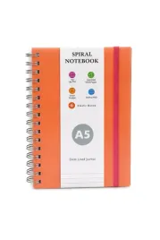 notes-spiralny-a5-w-linie-z-gumka-100-gsm-kieszen-pomaranczowy
