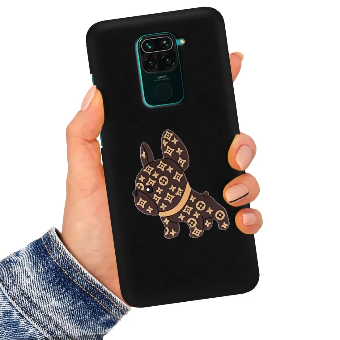 etui-matowe-piesek-3d-do-xiaomi-redmi-note-9-pro