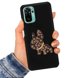 etui-matowe-piesek-3d-do-xiaomi-redmi-note-10-4g