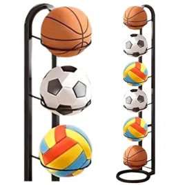 stojak-na-6-pilek-polka-organizer-przechowywanie-pilek-pionowy-czarny