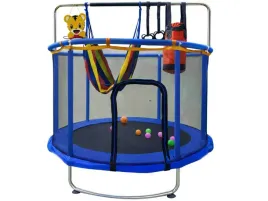 trampolina-ogrodowa-do-pokoju-150cm-dla-dzieci-pilki-koszykowka-boks-hamak