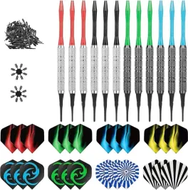 12x-rzutka-z-miekka-koncowka-do-darta-24x-wielokolorowych-lotek-do-gry