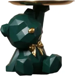 geometryczny-niedzwiedz-do-przechowywania-kluczy-cukierkow-do-domu-biura