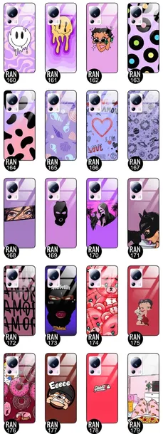 etui-glass-do-xiaomi-13-lite-modne-patterny-wzory-funkcje-pochlanianie-wstrzasow