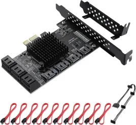 pcie-sata-karta-10-portowa-pci-e-na-sata-obsluga-6-gb-s-dla-ssd-i-hdd