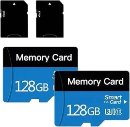 2x-karta-pamieci-micro-memory-card-124-gb-z-adapterem-tf-klasy-10-niebieska