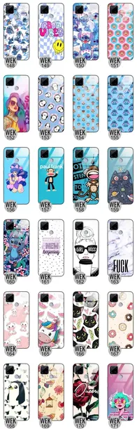 etui-szklane-do-realme-c15-modne-patterny-wzory-funkcje-pochlanianie-wstrzasow
