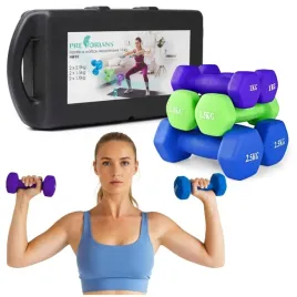 hantle-zeliwne-hantelki-neoprenowe-do-cwiczen-ciezarki-zestaw-walizka