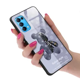 etui-glass-do-oppo-reno-5-bearbrick-misie-wzory