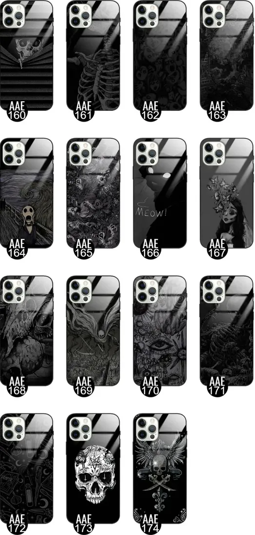 etui-glass-do-iphone-12-pro-case-skull-goth-wzory