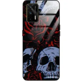 etui-glass-do-realme-gt-case-skull-gotyckie-wzory