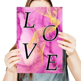 obraz-plakat-marmurkowe-a3-marmurki-love-wzory