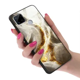 etui-glass-do-realme-c15-marmurki-marble-top-wzory