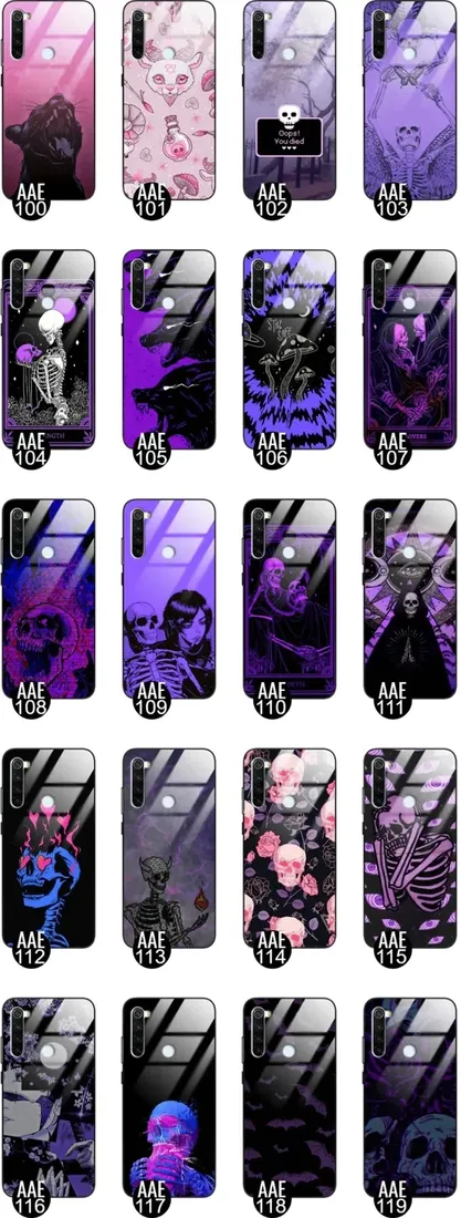 etui-glass-do-xiaomi-redmi-note-8t-case-goth-wzory