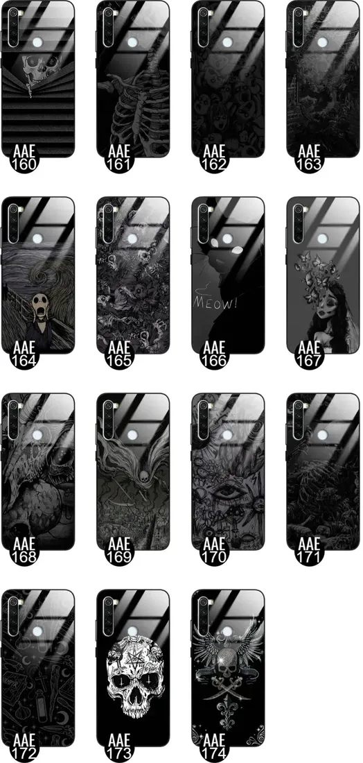 etui-glass-do-xiaomi-redmi-note-8t-case-goth-wzory