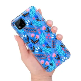 etui-case-do-realme-c20-kwiaty-flower-top-wzory
