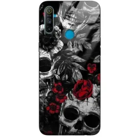 etui-glass-do-realme-c3-case-skull-gotyckie-wzory
