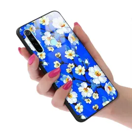 etui-glass-do-xiaomi-redmi-note-8-kwiaty-top-wzory
