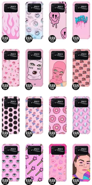 etui-antishock-do-xiaomi-poco-c40-modne-top-wzory-kolor-wielokolorowy