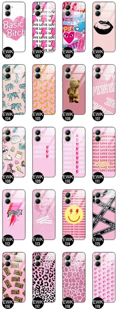 etui-glass-do-realme-c33-aesthetic-pattern-wzory-kolor-wielokolorowy