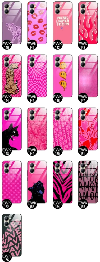 etui-glass-do-realme-c33-aesthetic-pattern-wzory