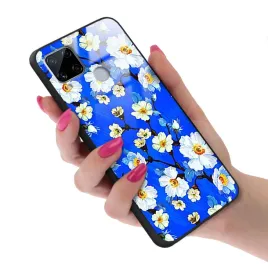 etui-glass-szklane-do-realme-c15-kwiaty-top-wzory