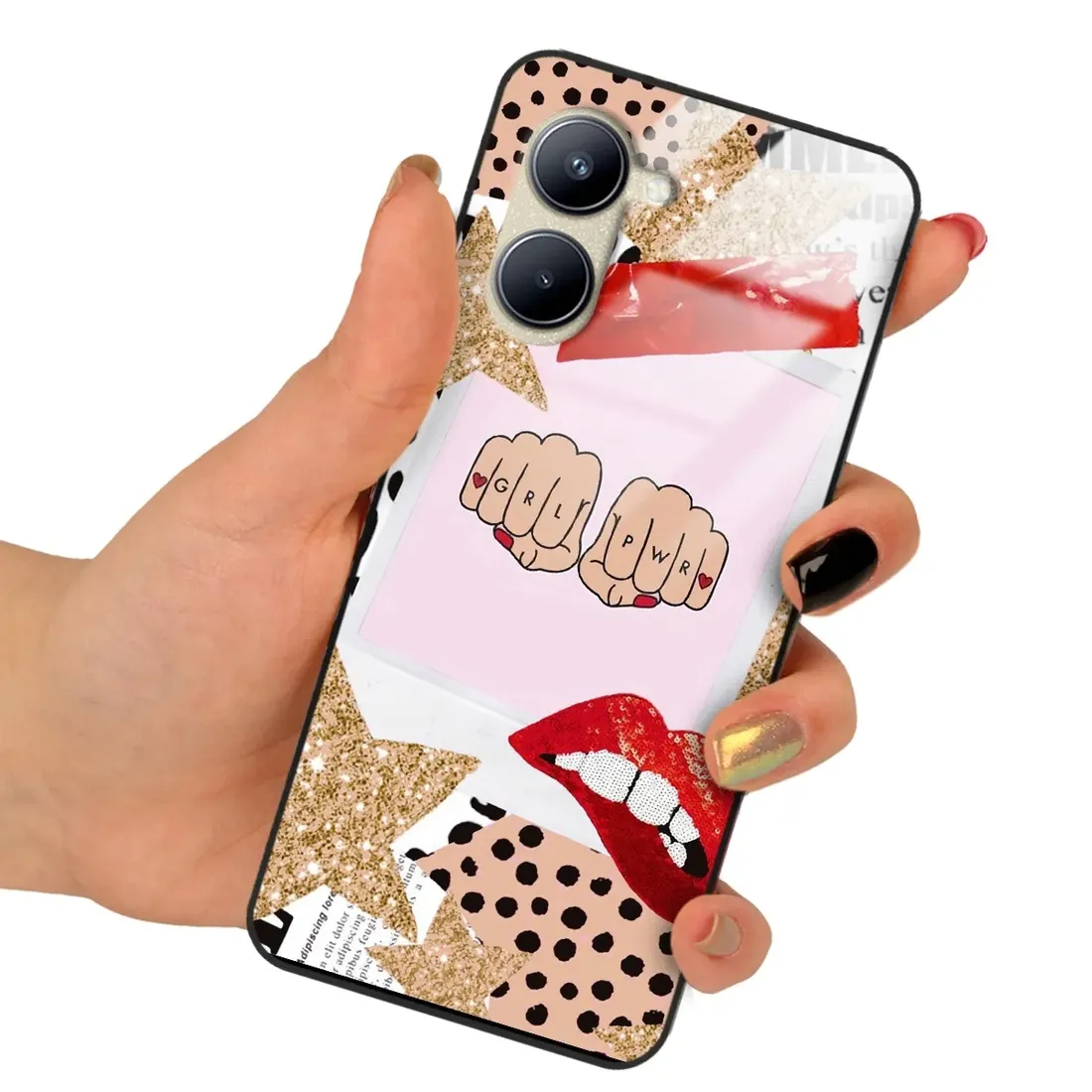 etui-glass-do-realme-c33-aesthetic-pattern-wzory