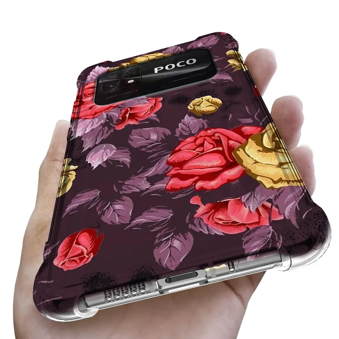 etui-antishock-do-xiaomi-poco-c40-case-waves-wzory