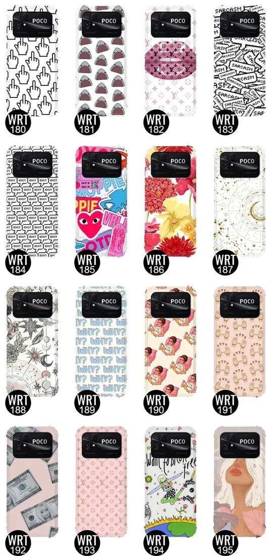 etui-antishock-do-xiaomi-poco-c40-case-waves-wzory