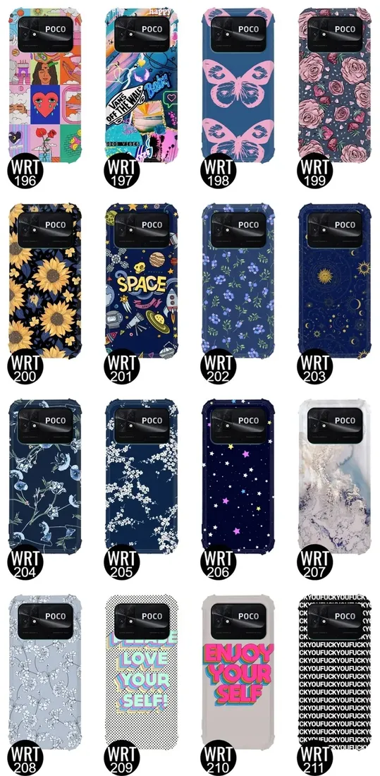 etui-antishock-do-xiaomi-poco-c40-case-waves-wzory