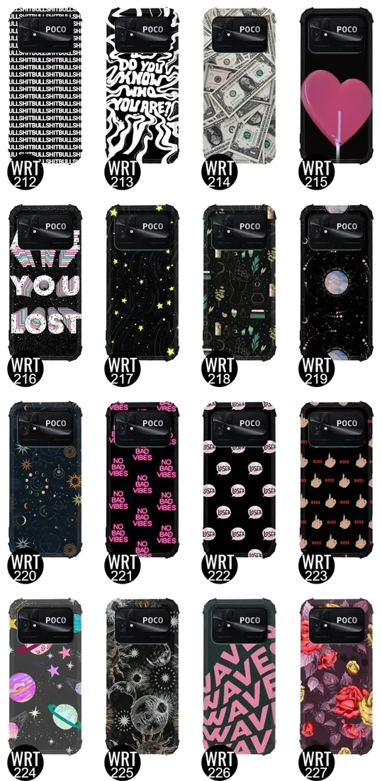 etui-antishock-do-xiaomi-poco-c40-case-waves-wzory