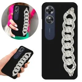 etui-mat-czarne-blink-lancuch-cyrkonie-do-oppo-a17