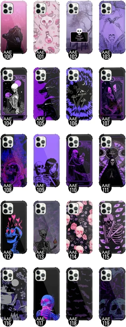 etui-shock-do-iphone-12-pro-case-skull-goth-wzor