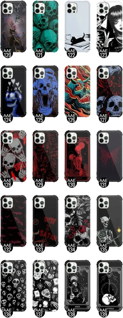 etui-shock-do-iphone-12-pro-case-skull-goth-wzor