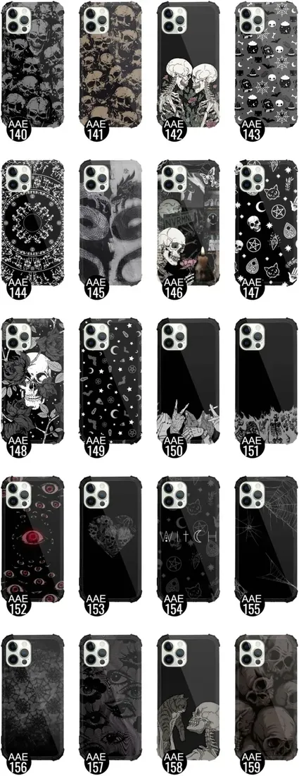 etui-shock-do-iphone-12-pro-case-skull-goth-wzor